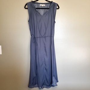 Loft Silky Blue Dress